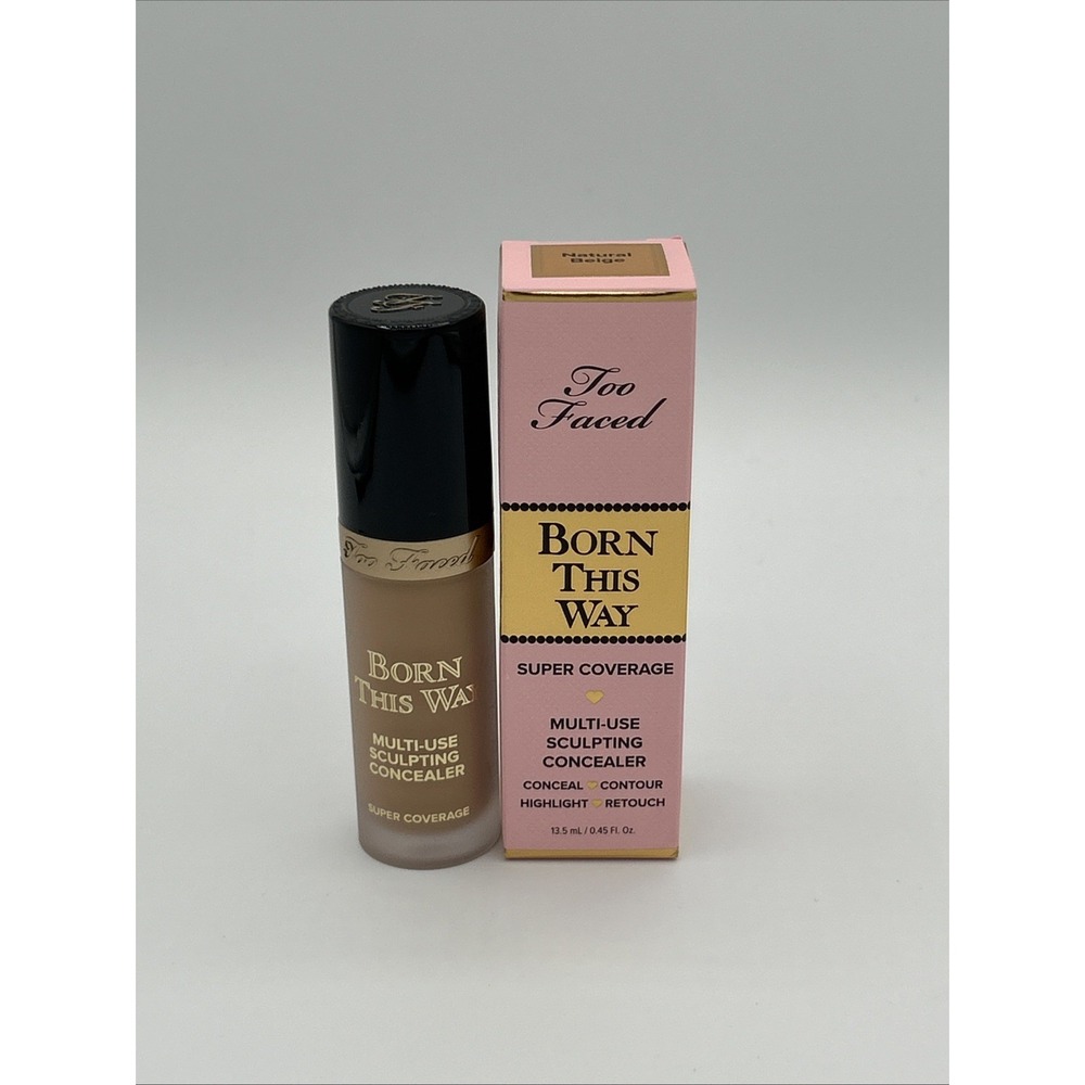 Too Faced Born This Way Super Coverage Sculpting Concealer Natural Beige 0.45oz